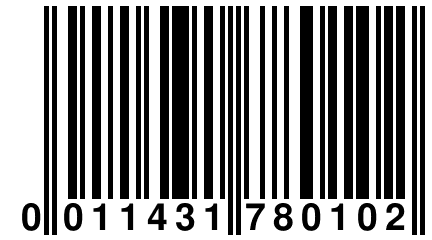 0 011431 780102