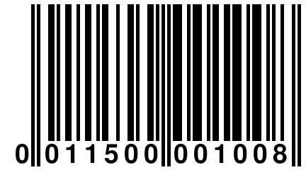 0 011500 001008