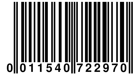 0 011540 722970