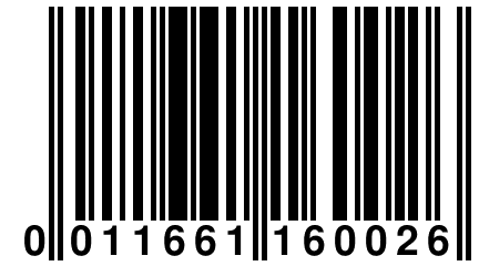 0 011661 160026