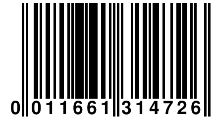 0 011661 314726