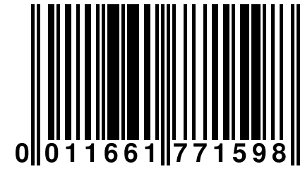 0 011661 771598