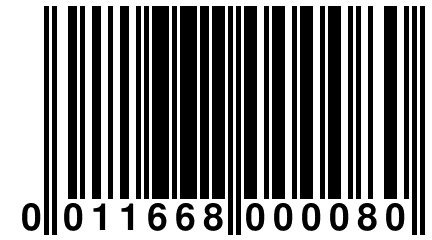 0 011668 000080