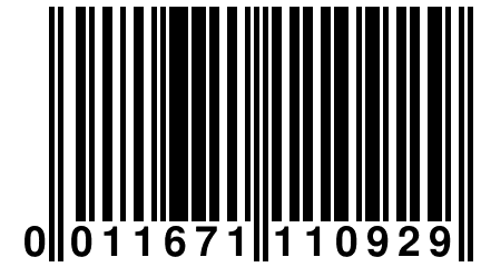 0 011671 110929