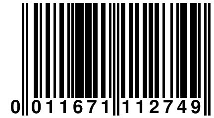 0 011671 112749