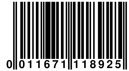 0 011671 118925