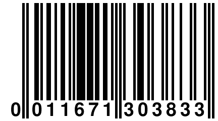 0 011671 303833