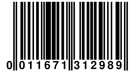 0 011671 312989