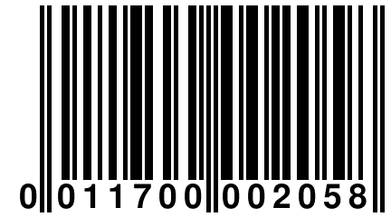 0 011700 002058