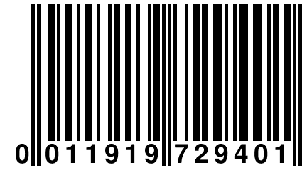 0 011919 729401