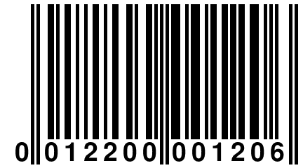 0 012200 001206