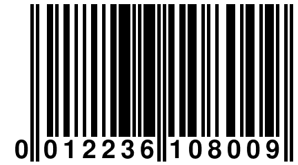 0 012236 108009