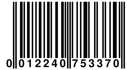 0 012240 753370