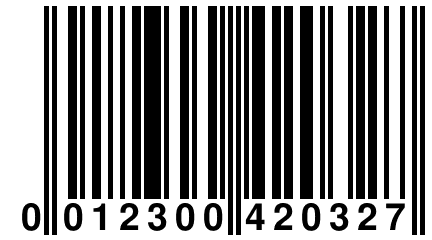 0 012300 420327