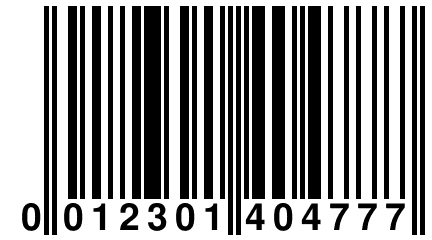 0 012301 404777