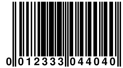 0 012333 044040