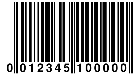 0 012345 100000