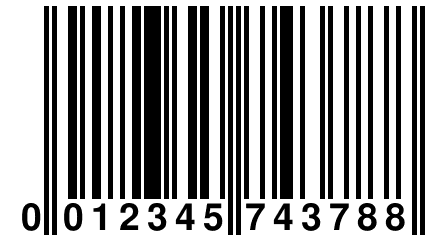 0 012345 743788