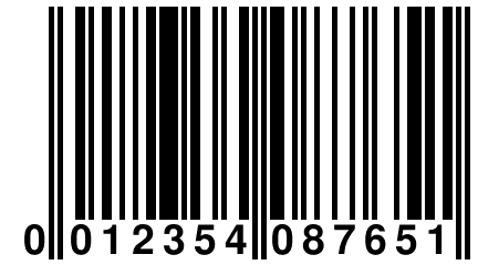 0 012354 087651