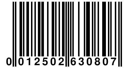 0 012502 630807