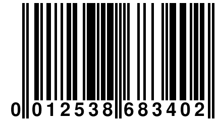 0 012538 683402