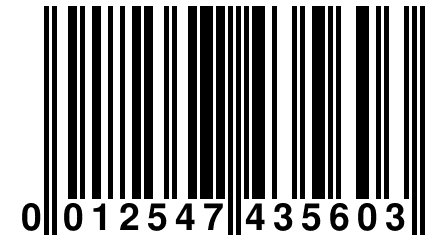 0 012547 435603