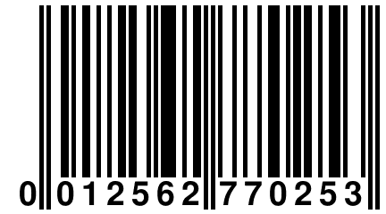 0 012562 770253