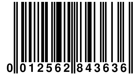 0 012562 843636