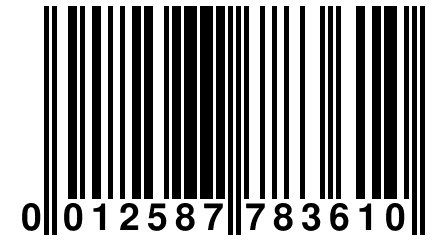 0 012587 783610