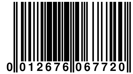 0 012676 067720