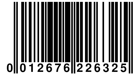 0 012676 226325