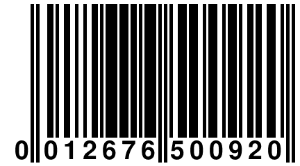 0 012676 500920