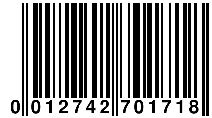 0 012742 701718