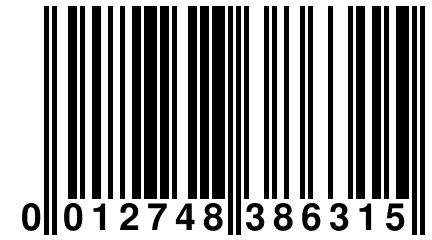 0 012748 386315