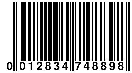 0 012834 748898