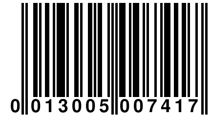 0 013005 007417