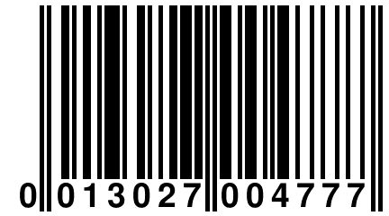 0 013027 004777