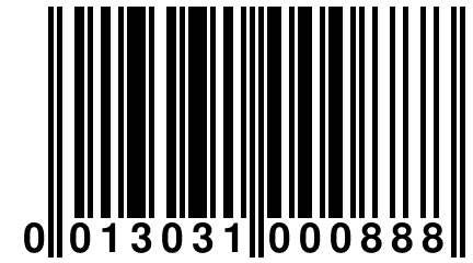 0 013031 000888