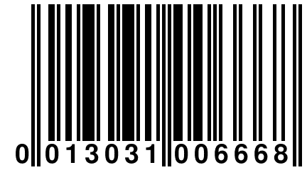 0 013031 006668