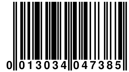 0 013034 047385