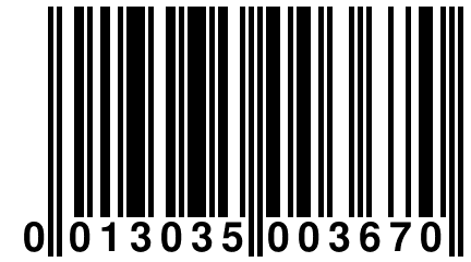 0 013035 003670