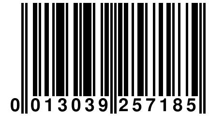 0 013039 257185