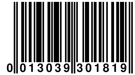 0 013039 301819