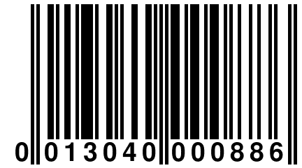 0 013040 000886