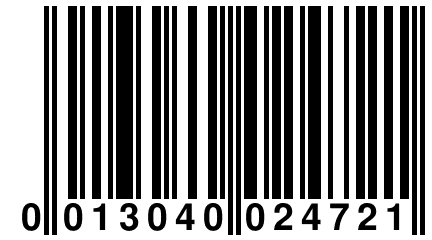 0 013040 024721