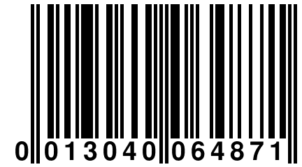 0 013040 064871