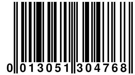 0 013051 304768