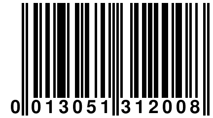 0 013051 312008