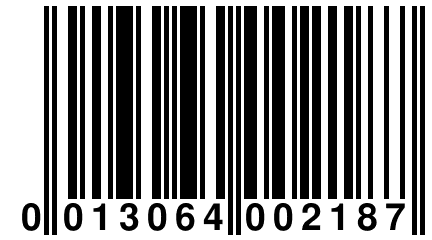 0 013064 002187