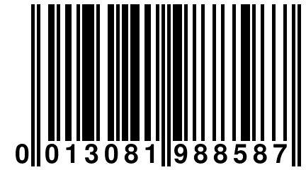 0 013081 988587